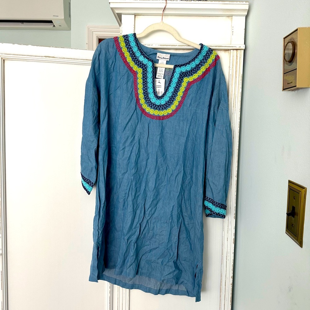 Tommy Bahama chambray dress NWT